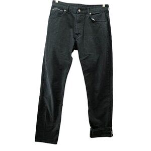 Eidos Selvedge Slim Fit Jeans Mens 36x34 Black Eidos Napoli